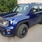 Jeep mit neuen Reifen und 3 cm höher mit Eibach Federn