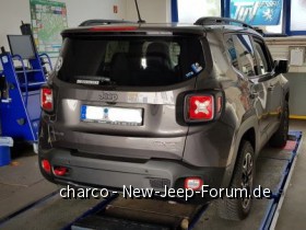 Andere Seite der Spurverbreiterung