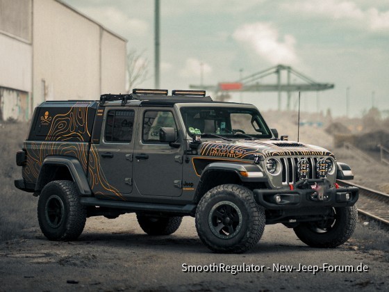 Folierung fertig, schwarzer Grill kommt als nächstes.