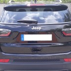 Chromzierleiste schwarz foliert (Rückseite)