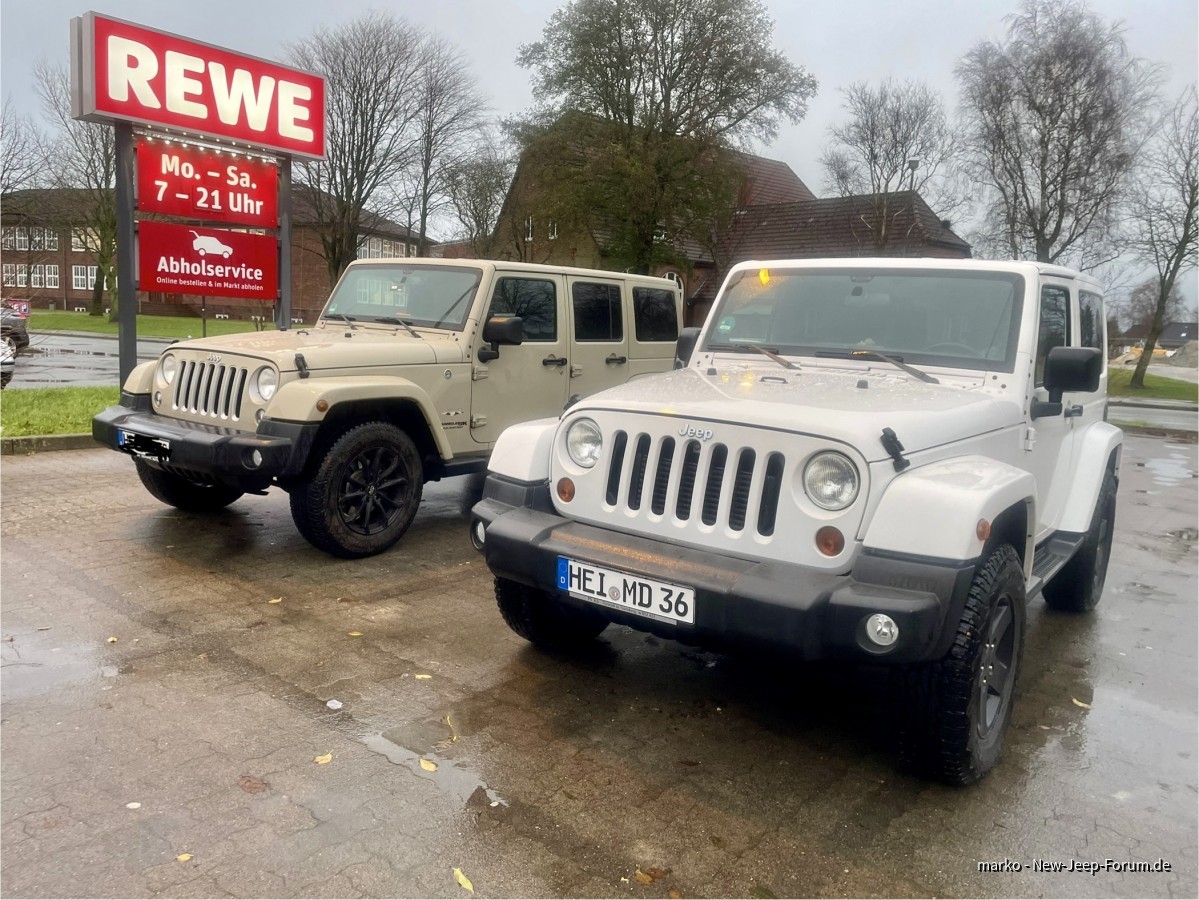 Wenn schon ein Jeep da steht parke ich definitiv daneben