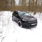 Jeep im Schnee