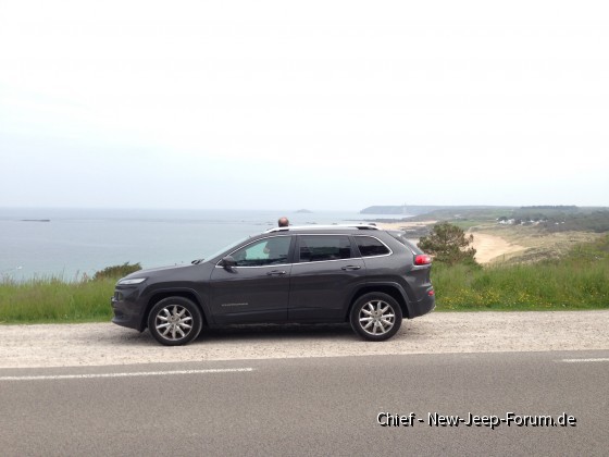 Chiefs Bretagnereise mit dem Jeep Cherokee KL über Pfingsten 2016