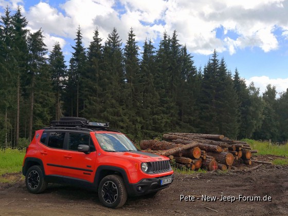 Erste Impressionen meines Omaha Orange beim Camp Jeep 2018